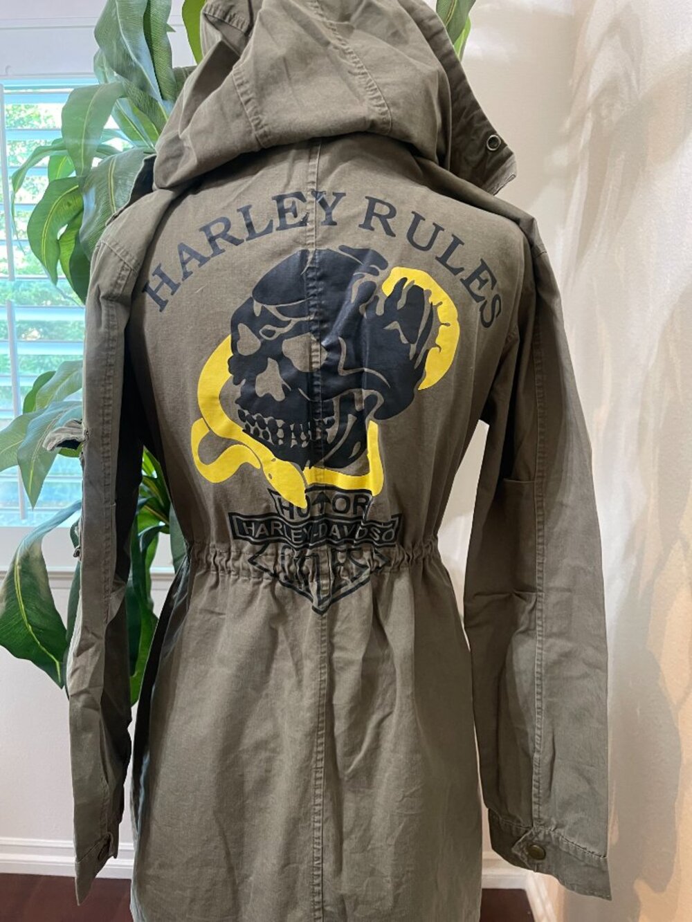 Harley Graphic Hooded Military Utility Parka - Picture 1 of 11